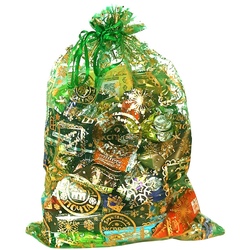 Подарок Мешочек из органзы зеленый 13209